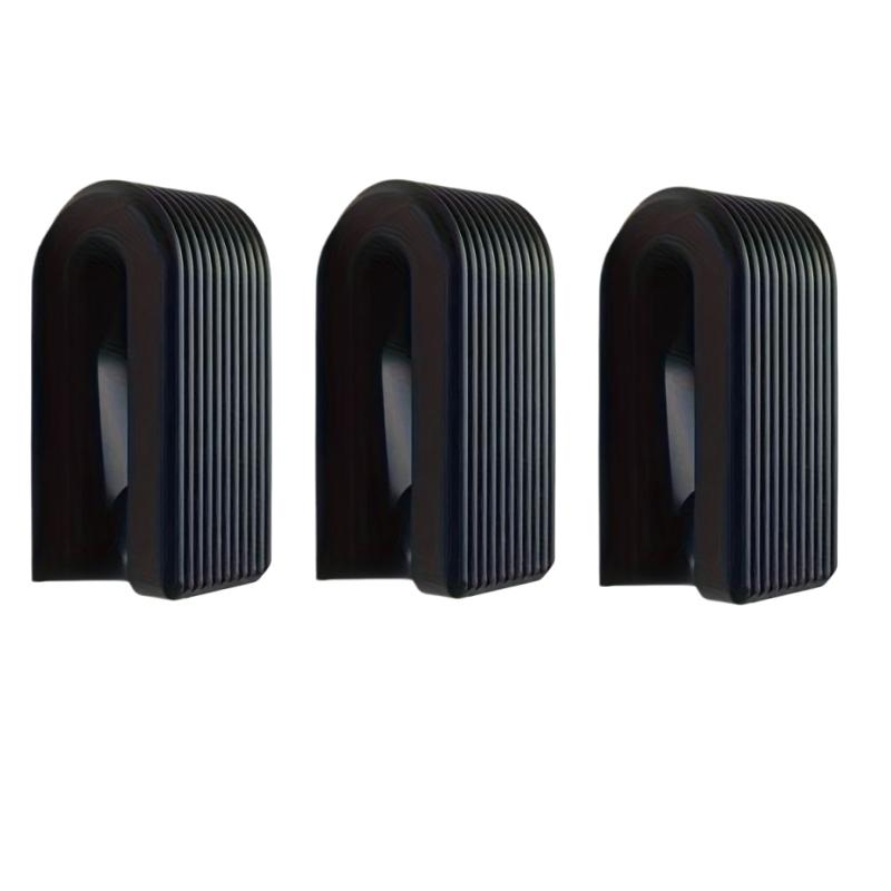 Heavy Duty Auto‑Locking Gravity Towel Hanger Non‑Perforated Self‑Adhesive U‑Shaped Waterproof Towel Rack for Bathroom Kitchen