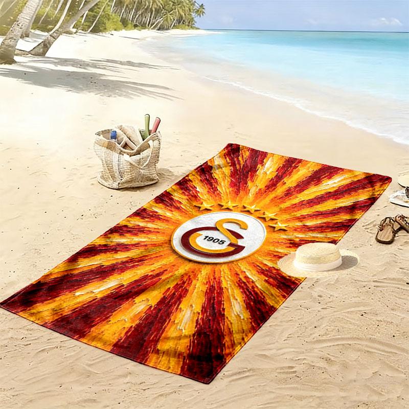 Galatasaray S Print Beach Towel, Large Soft Quick Dry Towel for Beach Camping Swimming