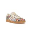 Adidas Liberty London X  Gazelle Indoor Floral Embroidery Women Sneakers Cream Off-White Gum JP5309