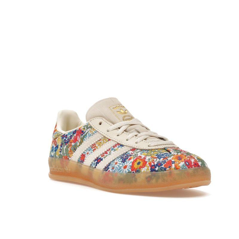Adidas Liberty London X  Gazelle Indoor Floral Embroidery Women Sneakers Cream Off-White Gum JP5309