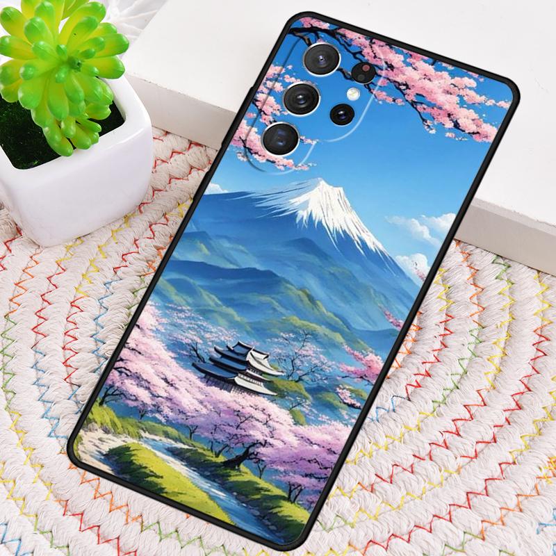 Mount Fuji Silicone Phone Case For Samsung Galaxy Note 10 Pro S26 S25 S24 S23 S22 S21 Plus S25Ultra Capa Cover