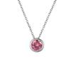 eManco Elegant Titanium Steel Diamond Clavicle Necklace for Women - Versatile, Non-Fading, Stainless Steel Pendant.