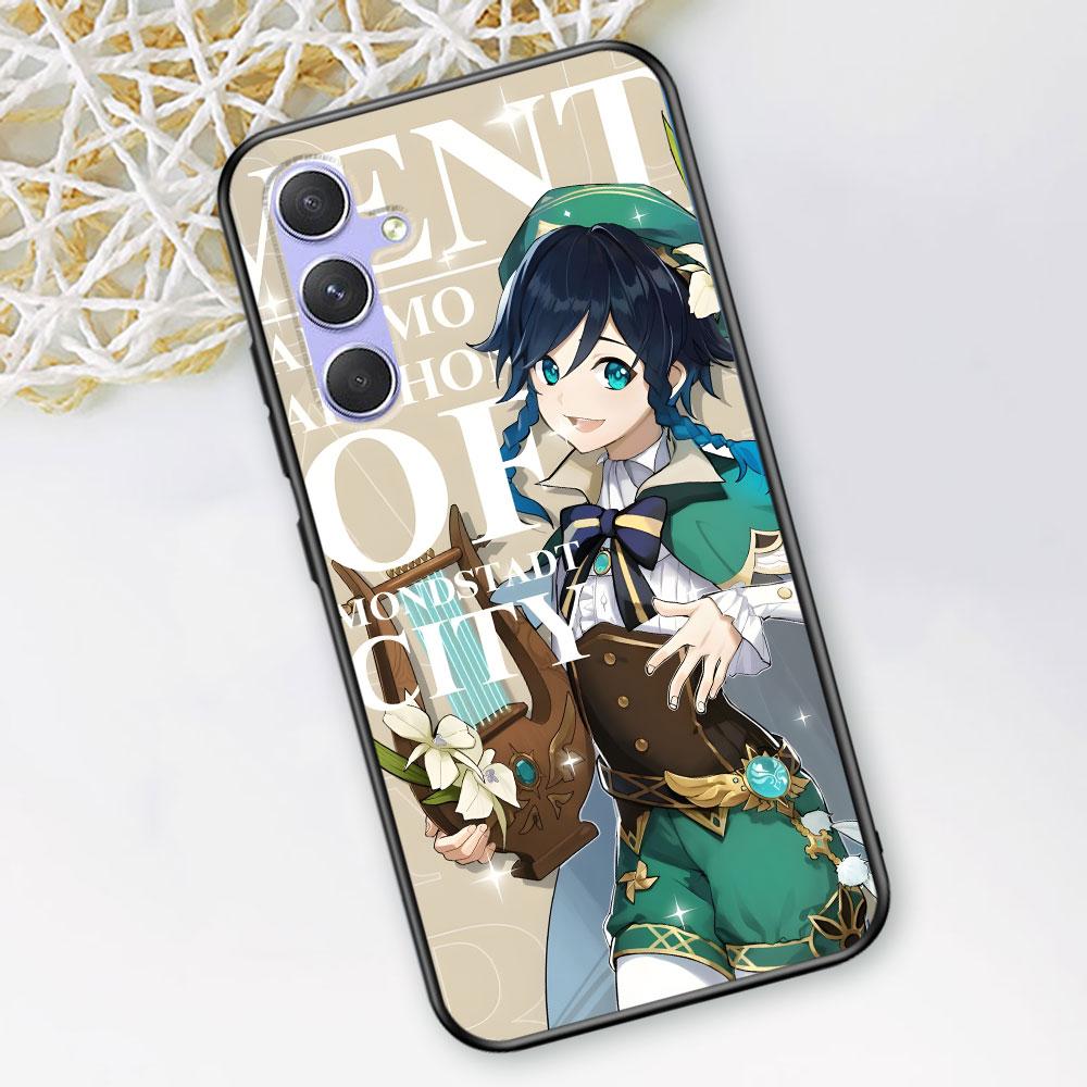 Barbatos Genshin Impact Case for Samsung Galaxy A51 A53 A54 A31 A52 A12 A13 A21s A22 A32 A11 A22 A33 A41 A52s TPU Phone Cover