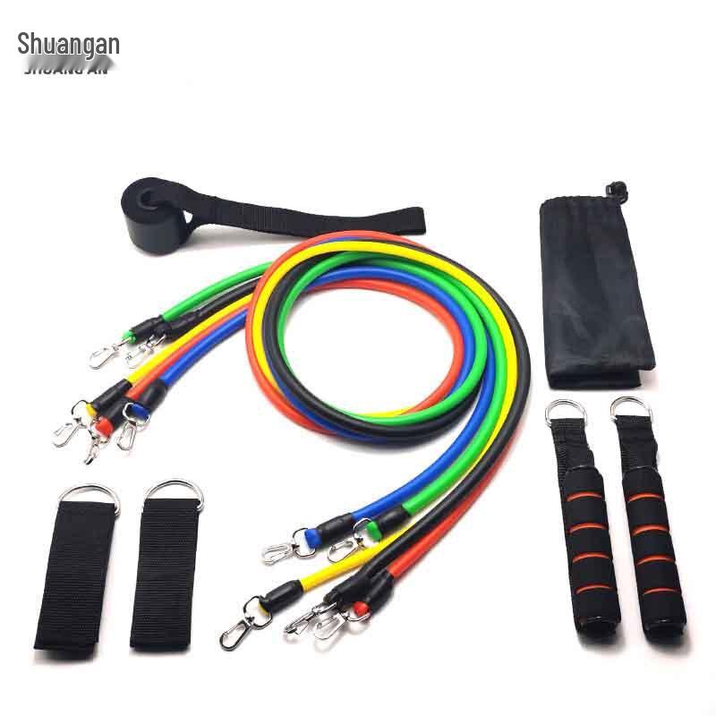 Shuangan 11-Piece TPE Resistance Band Set