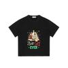 Christmas T Shirt Black Nativity Scene with Mary Joseph and Baby Jesus Best Gift Ever Text Holiday Party Wear