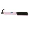 Hair Straightening Brush PTC Even Heating LCD Hair Straightener Brush for Home