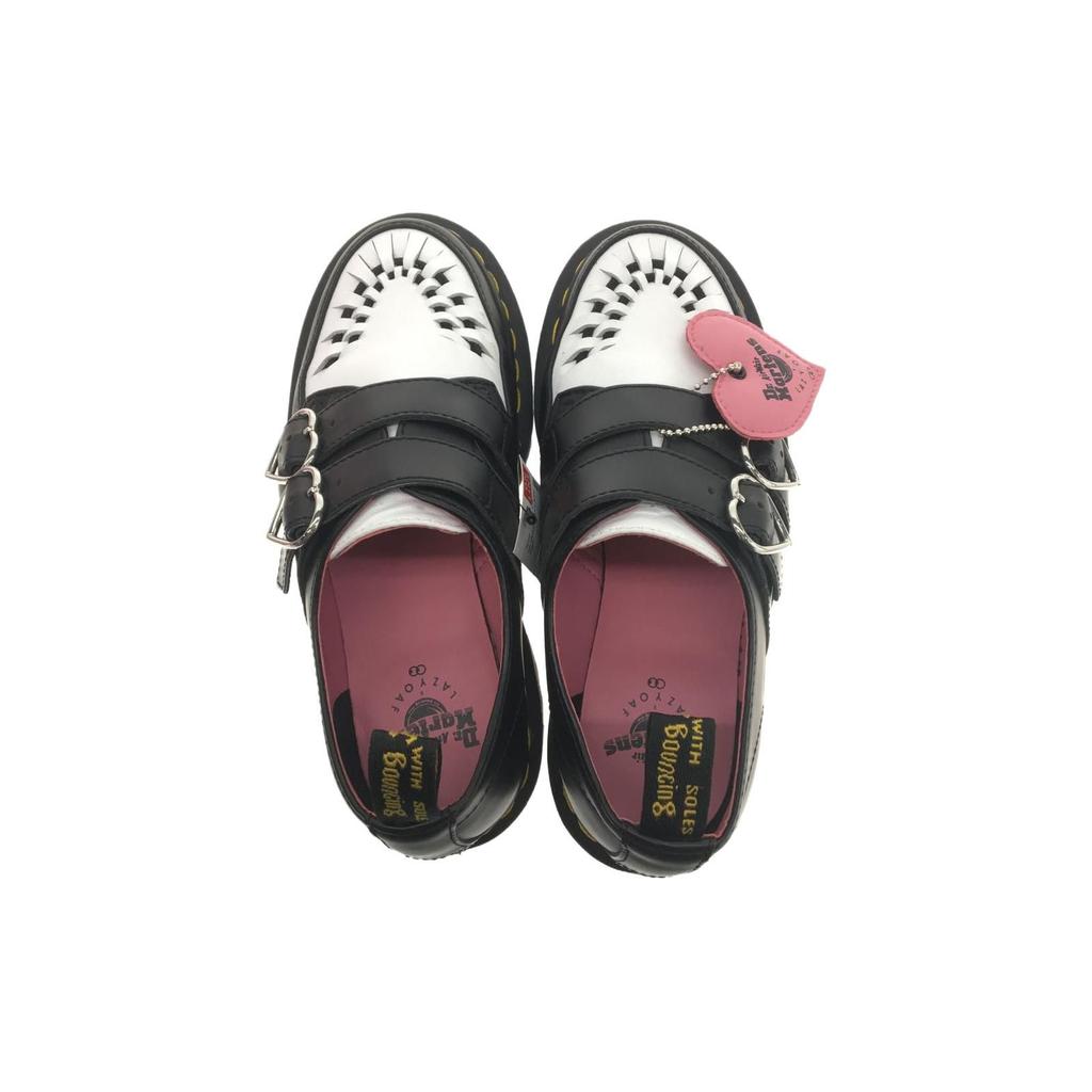 Lazy Oaf x Dr. Martens Schnalle Creeper Low Schwarz Weiß Herren Sneaker 25315009