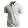 Men's Quick-Dry Breathable Polo Shirt - Summer Casual Short Sleeve Solid Color