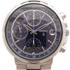 SEIKO LUKIA Date Navy Silver Color Watch, Chronograph, Quartz, Dial, 7T92-0AA0,/ KB Men's