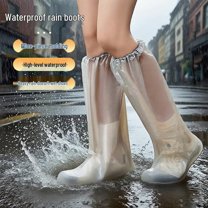 Waterproof Rain Shoe Boot Covers Foot L39cm H50cm