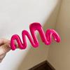 Jelly color shark hairpins 1 PC with as a head accessory wavy low-neck hairpin clips series resembling hairstyle  Jewelry
