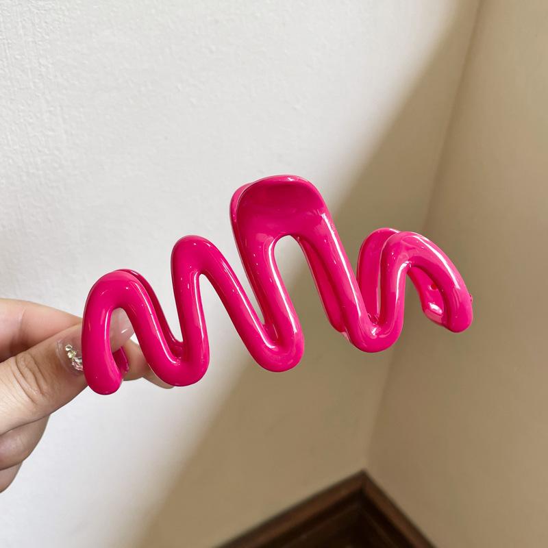 Jelly color shark hairpins 1 PC with as a head accessory wavy low-neck hairpin clips series resembling hairstyle Jewelry