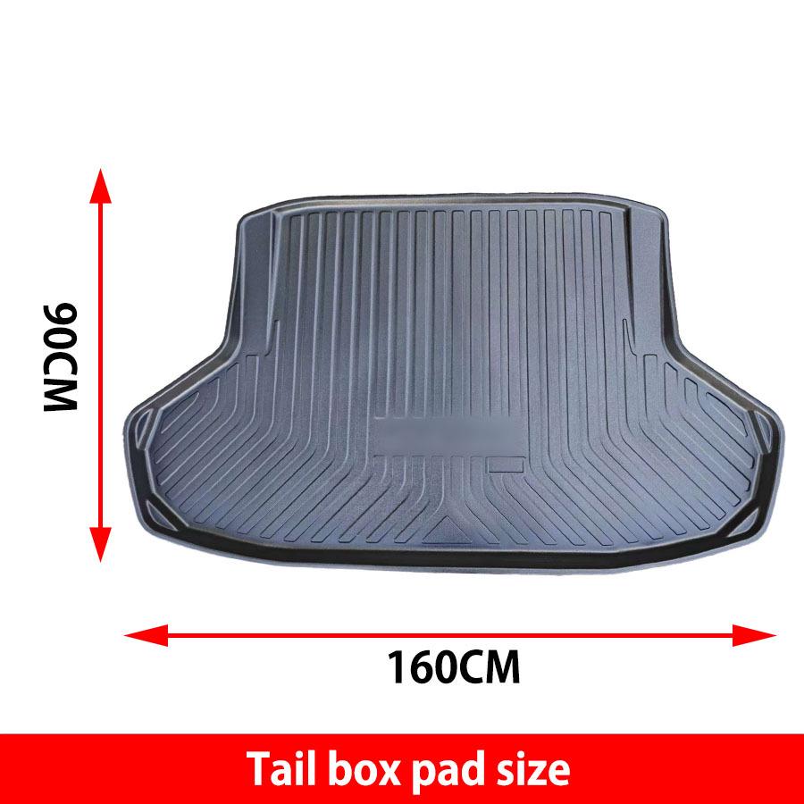 22-25 Honda Civic Trunk Mats: Durable, Waterproof, Eco-Friendly TPE Mats for Interior Enhancement.