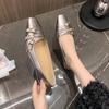 Fashion Designer Flats Shoes New Women Temperament High-grade Patent Leather Loafers Sexy Pointed Toe Sneakers Women Shoes for Women