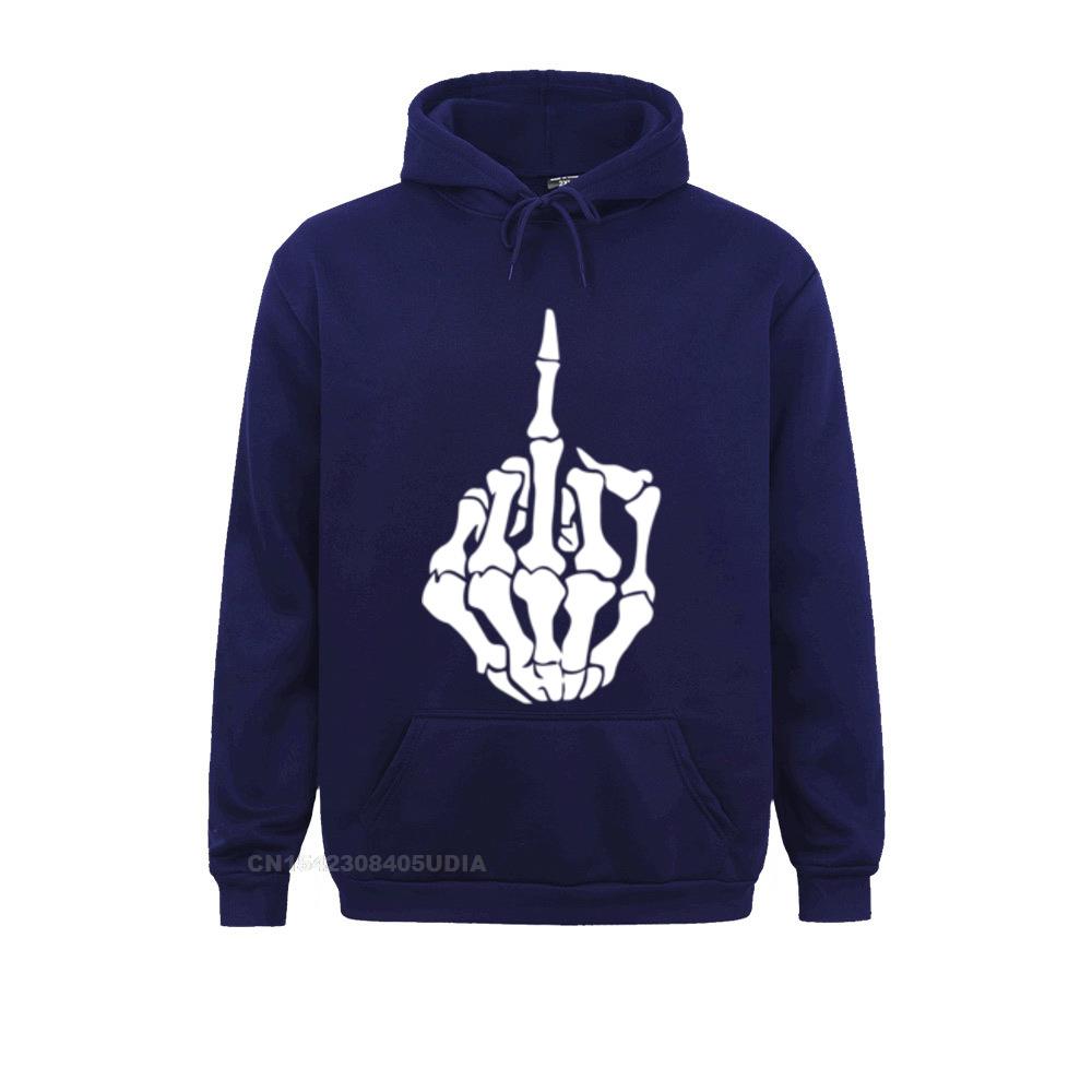 Neu Kommende Mittelfinger Skelett Hand Lustige Schädel Pullover Hoodie Sweatshirts Unisex Hoodies Langarm Labor Day Sportbekleidung