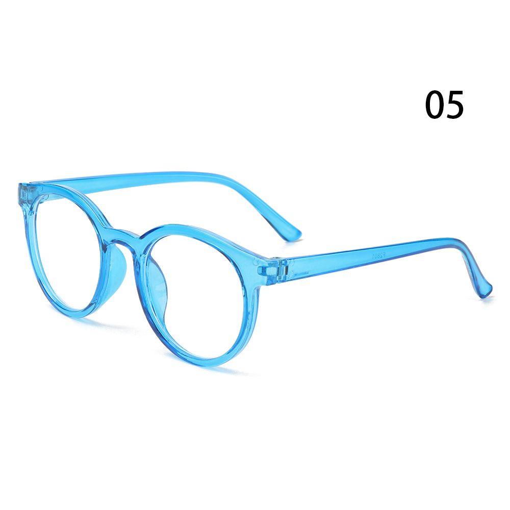 Portable Glasses Protection Online Classes Anti-blue Light Round Eyeglasses Kids Glasses Ultra Light Frame