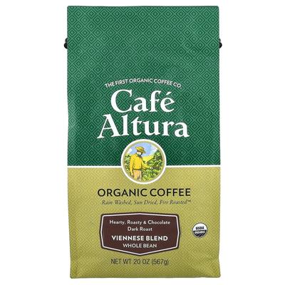 Cafe Altura Coffee Vienna Blend Dark Roast Whole Bean 567g (20oz)