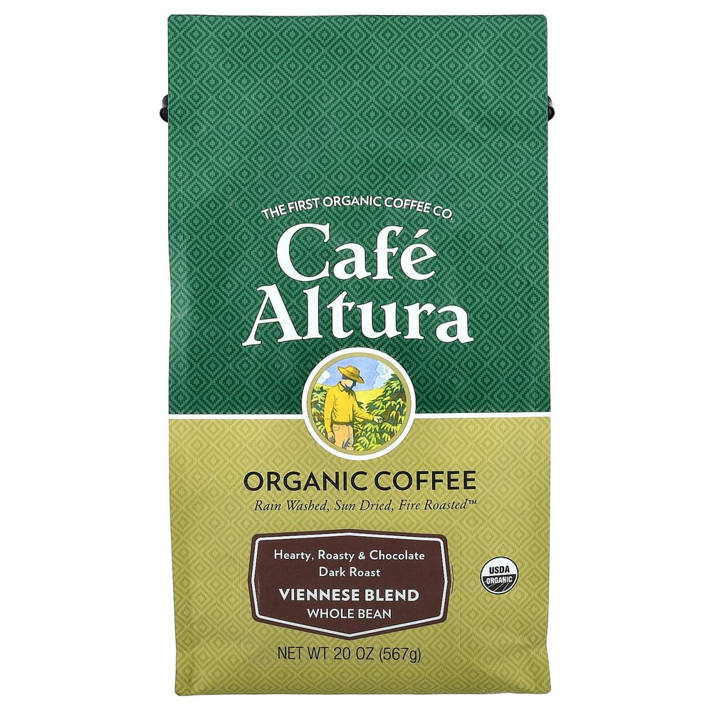 Cafe Altura Coffee Vienna Blend Dark Roast Whole Bean 567g (20oz) 567g - 1 ea