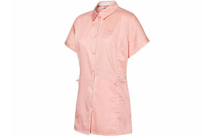 PUMA Shirts Women s Apricot Red Square Collar Moderate Other 533730-26 M