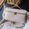 LP19 Złoty Lunchbox Torba Crossbody - Modna Jesień/Zima 2025 Torba na Ramię w Stylu Hong Kongu