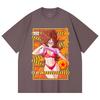 230 Gsm 100% Cotton Dragon Ball V25 Android 21 Waifu Print Unisex Heavy Cotton T Shirt