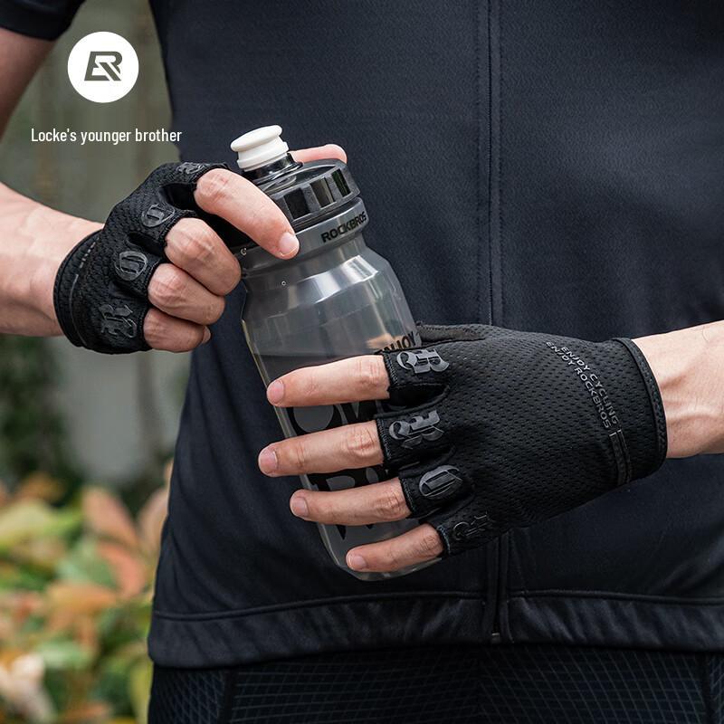 Rockbros Luvas de Ciclismo de Meio Dedo