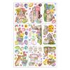 9/18 Sheets Easter Decorations Window Sticker Easter Rabbit Eggs Flowerpot Decal