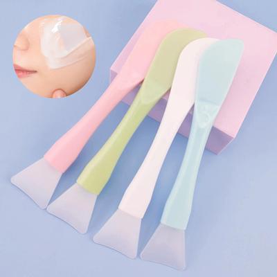 Silikon Yüz Maskesi Fırçası Yumuşak Başlık Kazıyıcı Entegre Çift Kullanımlı Çamur Film Fırçası Kendin Yap Film Ayarlama Güzellik Aracı Güzellik
