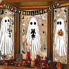 Multicolor Halloween Decoration Sticker Cartoon Ghost Window Clings Film  Shopwindow Ornament