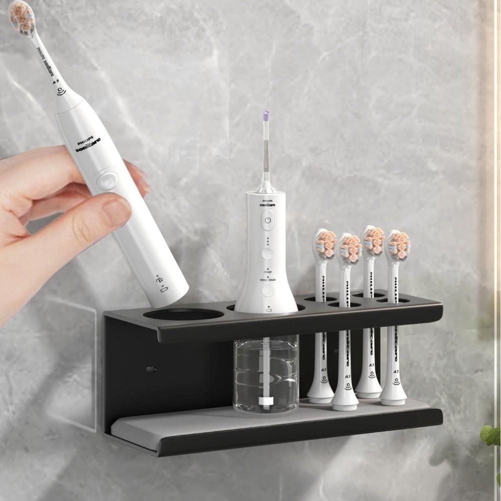 No Drilling Toothbrush Holder with Diatom Base Toothpaste Holder New Toothbrush Rack Home Use