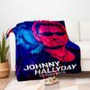 Johnny Hallyday Beyond Rock: Limited Edition Memorabilia SetBlanket Flannel Throw Blanket for Sofa, Bed, Travel, Camping, Office, Couch, Cha
