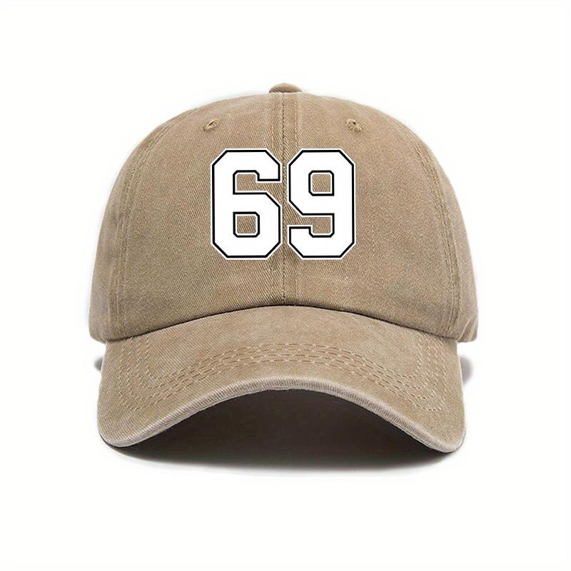 

Truck cap, washed baseball cap, soft top peaked cap, distressed baseball cap, sun protection visor бежевий