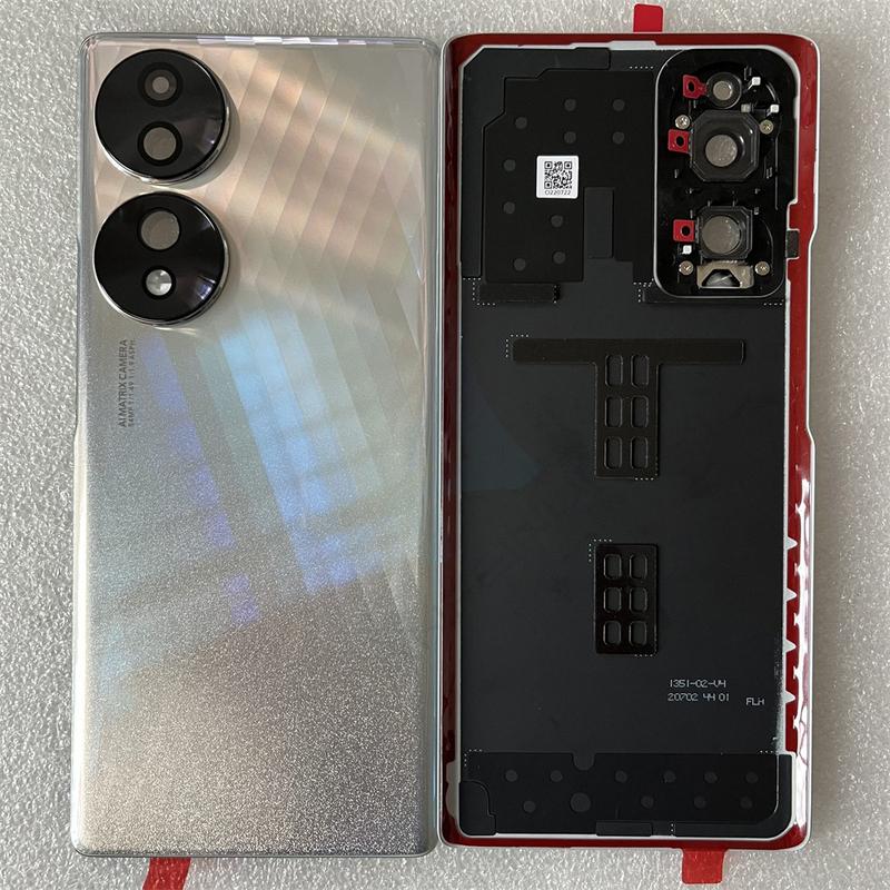 New Tempered Glass Back Battery Cover For HW Honor 70 5G Back Cover Door Housing + Flash Cover + Camera Lens