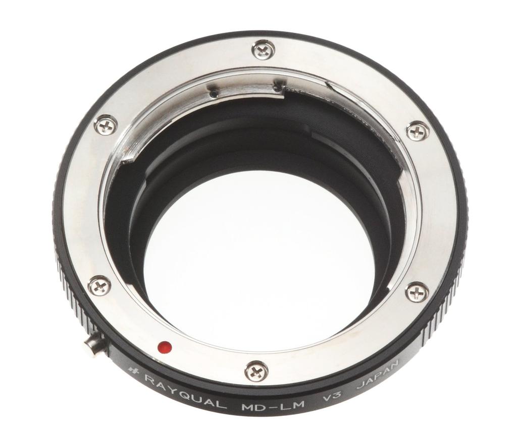 Rayqual Domestic Lens Mount Minolta MD Mount Lens to Leica M Mount Body Adapter, MD-LM