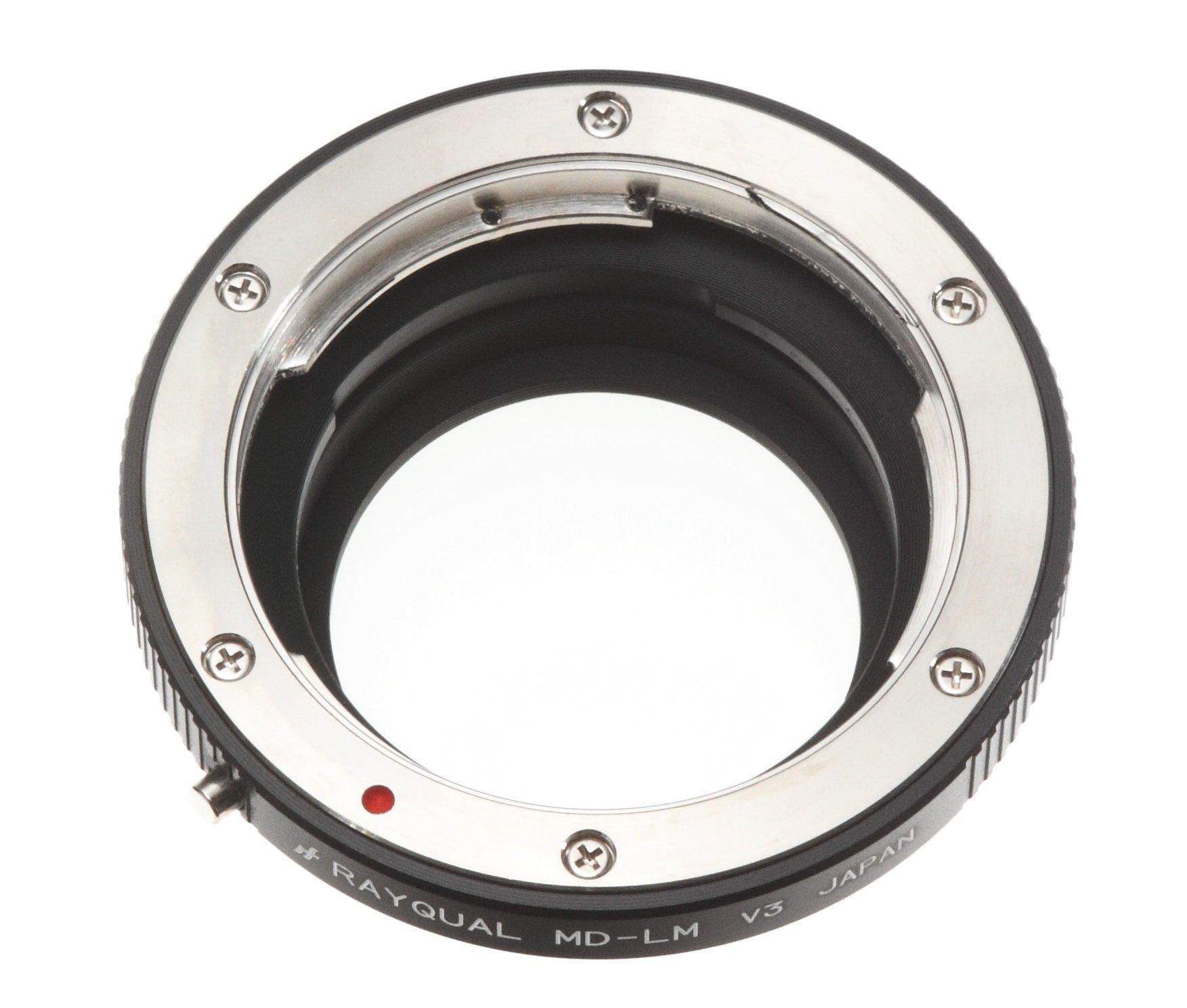 

Rayqual Domestic Lens Mount Minolta MD Mount Lens to Leica M Mount Body Adapter, MD-LM