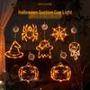 Mingyu Halloween Pumpkin Suction Cup Lights Decor Set