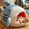 Soothing Pet Pad Cat House for Indoor Warming Cat House Washable Cushions