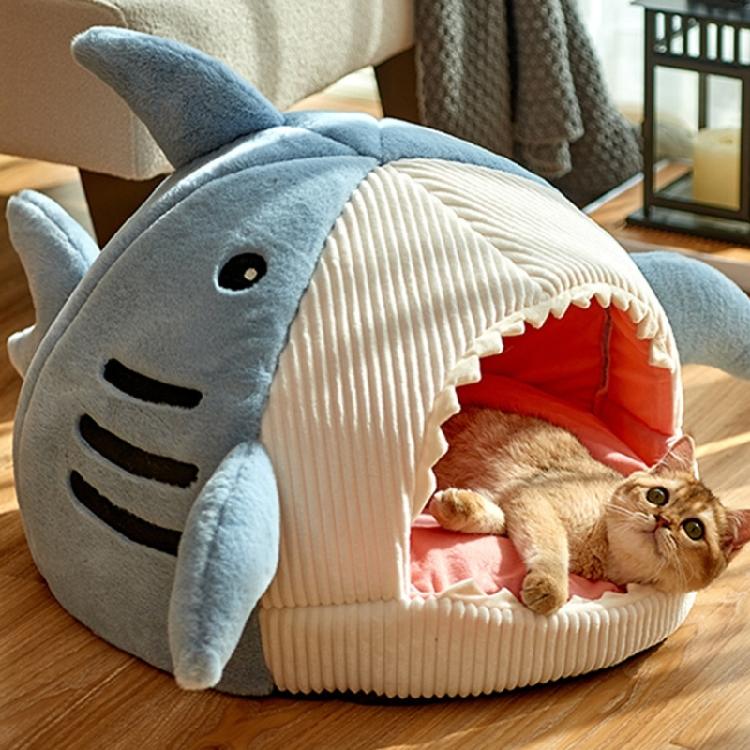 Soothing Pet Pad Cat House for Indoor Warming Cat House Washable Cushions