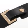2 Pieces Leather Toggle Button Closure Rivet Hook, PU And Alloy - Single Buckle