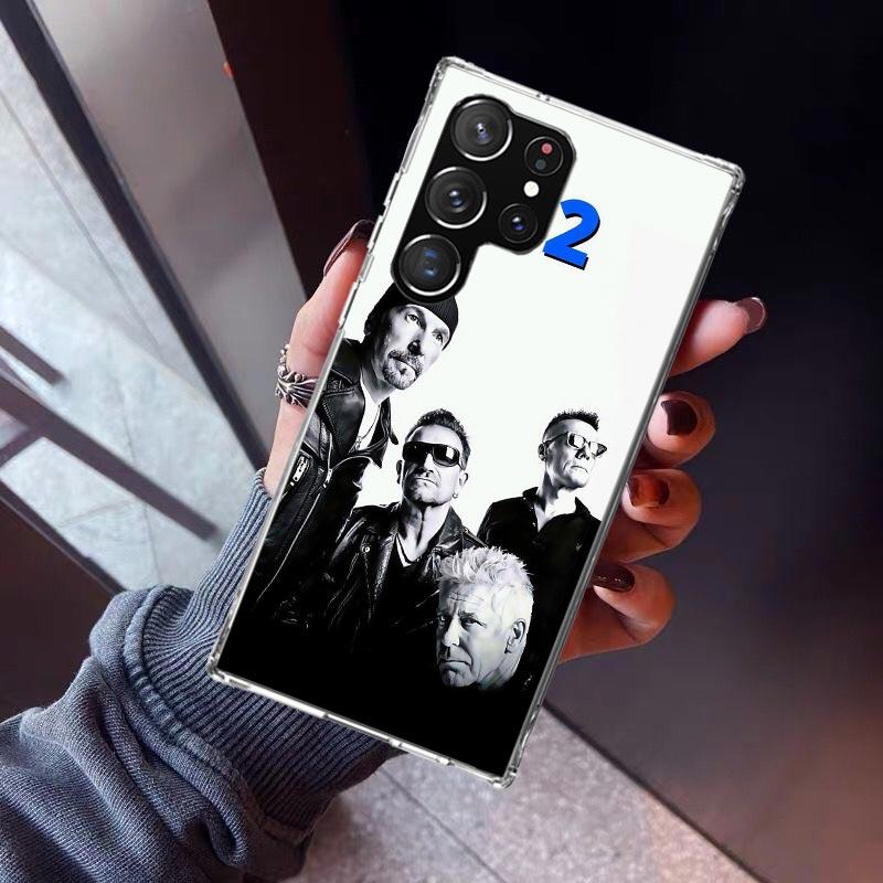 

Band U-U2 Rock Phone Case For Samsung Galaxy S26 S25 Edge S24 S23 Ultra S22 Plus S21 S20 FE Soft TPU Back Cover Funda Galaxy S25 Samsung S21 FE