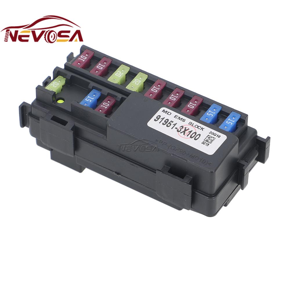 For 2011-2015 Hyundai Elantra MD UD K3 Cerato Kia Forte Fusebox Engine Module System Fuse Box 91951-3X100 91951-3X100 919513X100