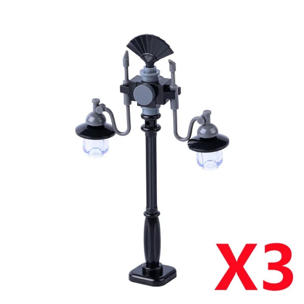5 STÜCKE Stadtampel Baustein MOC DIY Spielzeug Zusammenbau Straßenlampe Möbel Sitz Sofa Bett Telefon Bücherregal Aquarium K20