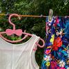 Portables Hand Crank Clothesline Retractable Outdoor Clothes Drying Rack Rope for Outdoor Activity
