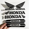 ZLQ4  Car Reflective Stickers Hollow Letter Carved Decals for Honda Motorcycle Helmet Scooter Tail Box Shock Absorber Decoration