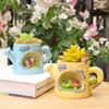 Creative Cartoon Succulent Pot: Fun Desktop Decor for Micro Landscapes