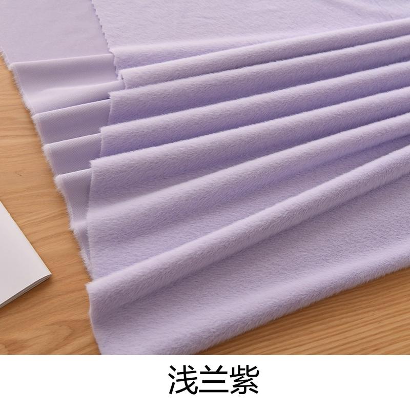 בד פרווה סינתטית מינק קטיפתי אלסטי 50x50 ס"מ לתפירת צעצועי קטיפה, בגדים, כובעים, בד דקורטיבי, בובות DIY בעבודת יד