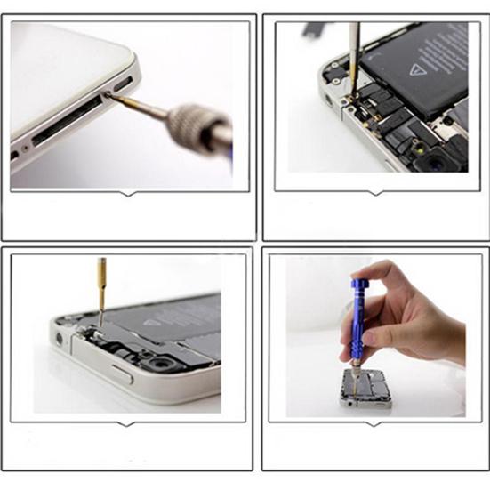 Sada otevíracích šroubováků 5 v 1 Pentalobe Precision Repair pro iPhone 4 6S
