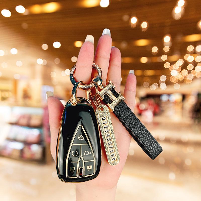 Changan Oushang Z6, X5PLUS/X7 Schlüssel- und Fernbedienungs-Etuis mit Schnallen für Herren und Damen