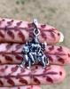925 Sterling Silver Devi DURGA with Lion Pendant Jewelry, Handmade, Handcrafted, Saraswati Pendant, 2.6 Gm, Hindu Goddess, Oxidized Jewelry