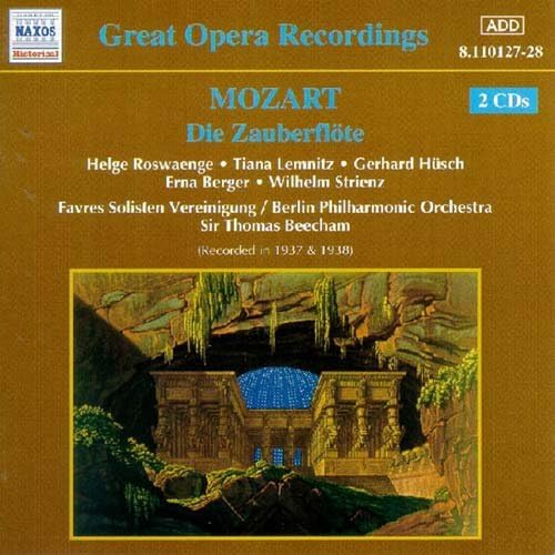 

CD ROSWENGE - Mozart: The Magic Flute K.620 (Beec 81101278 Japan ObiClassical Used